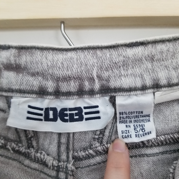 DEB Vintage 80s Acid Wash High Waisted Jeans 27 NEW - Picture 7 of 8